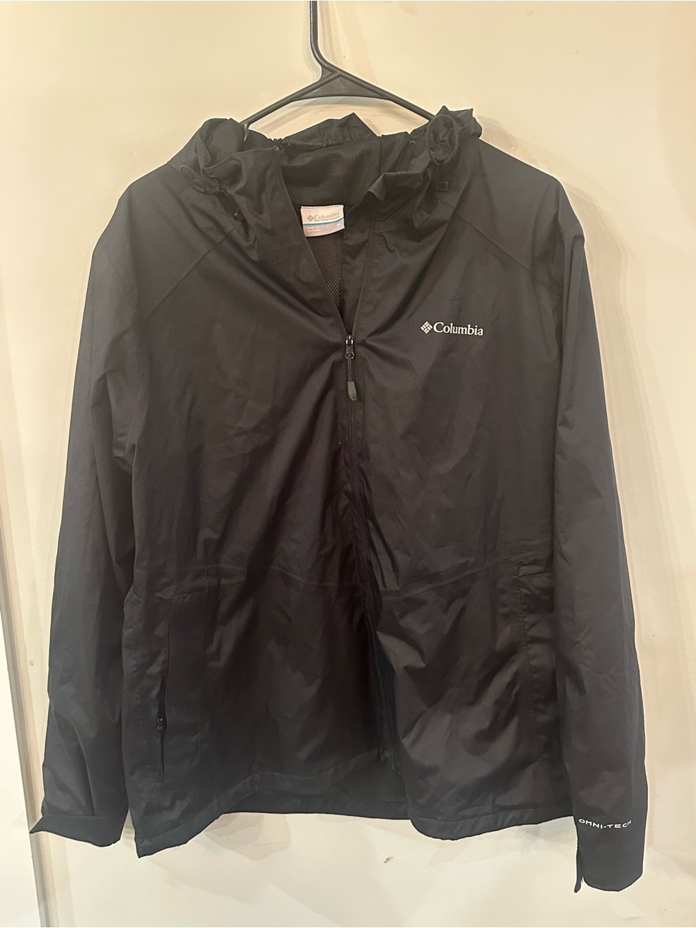 Columbia Omni-Tech Waterproof Women's Jacket, Black XL